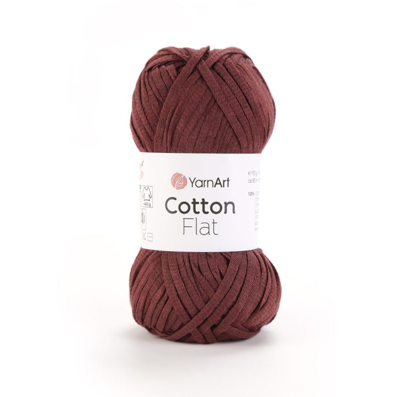 YarnArt Cotton Flat - Kahve-6708