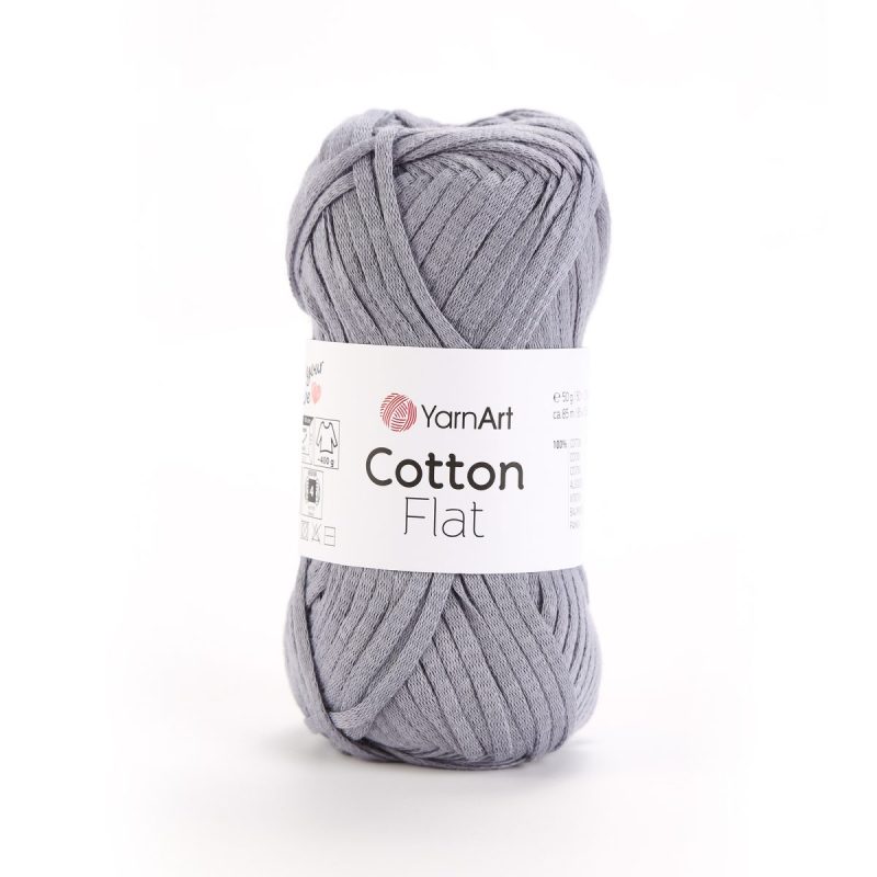 YarnArt Cotton Flat - Açık Gri - 6737