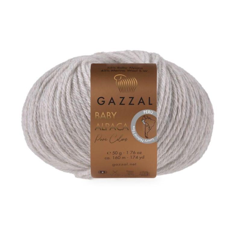 Gazzal Baby Alpaca Pure Color- 50 GR - 6451