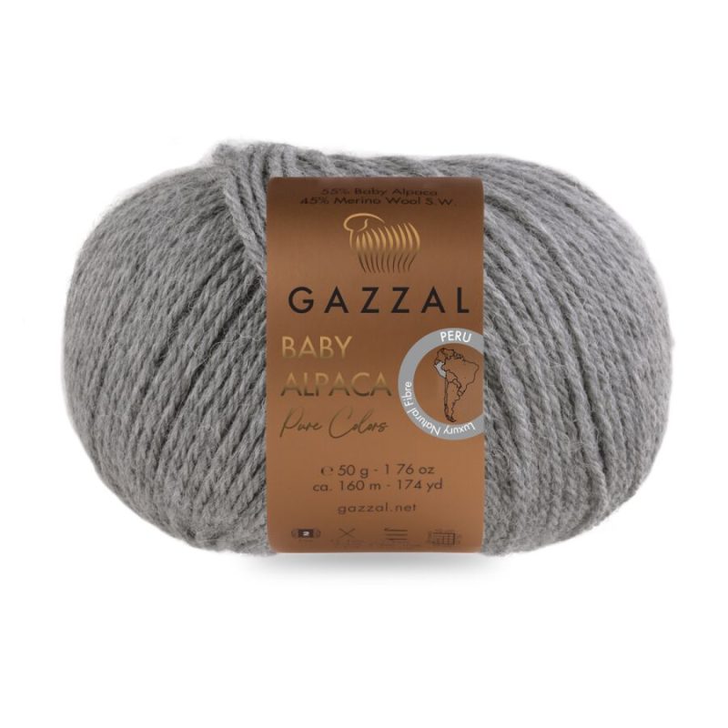 Gazzal Baby Alpaca Pure Color- 50 GR - 6458