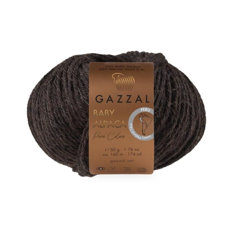 Gazzal Baby Alpaca Pure Color- 50 GR - 6460