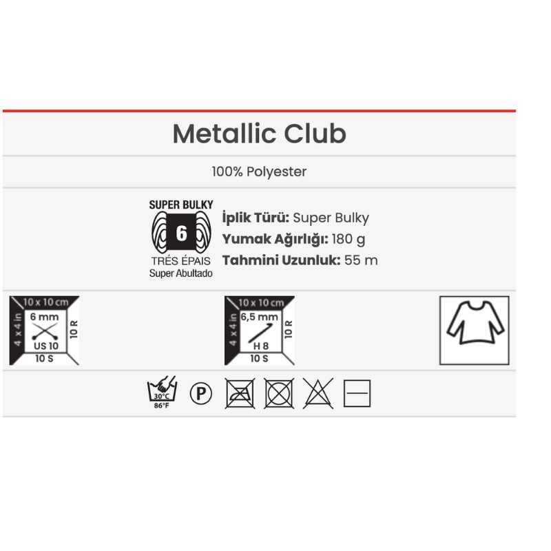 YarnArt Metalic Club